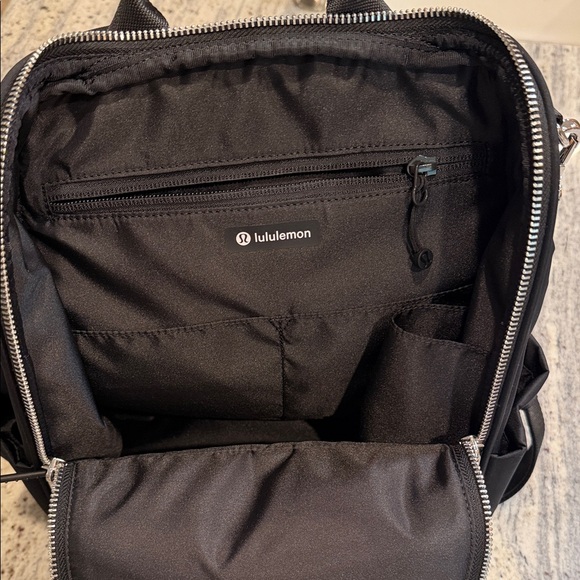 Lululemon Athletica Black Backpack with Silver Accents - Picture 7 of 11